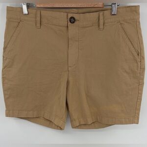 Chubbies the travertines 7” flat front stretch twill khaki shorts men sz 35 NWT
